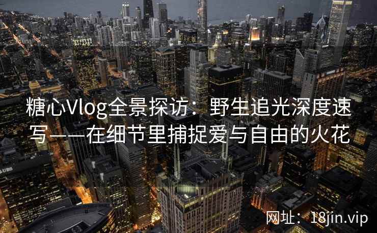 糖心Vlog全景探访：野生追光深度速写——在细节里捕捉爱与自由的火花