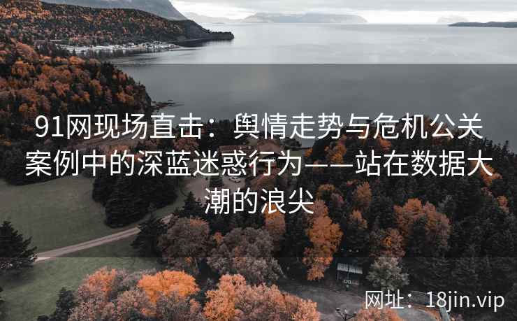 91网现场直击：舆情走势与危机公关案例中的深蓝迷惑行为——站在数据大潮的浪尖