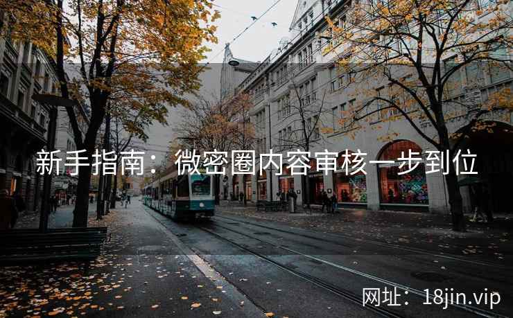 新手指南：微密圈内容审核一步到位