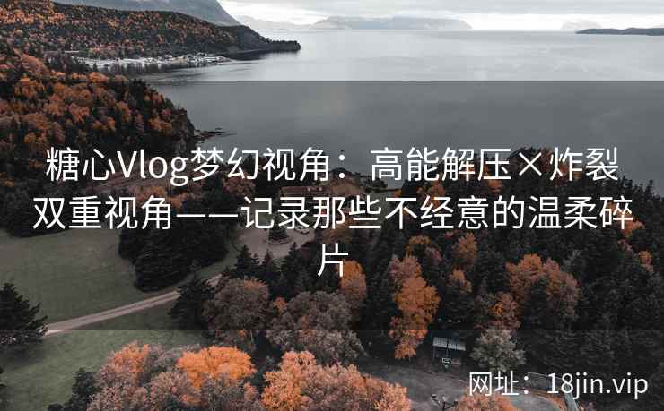 糖心Vlog梦幻视角：高能解压×炸裂双重视角——记录那些不经意的温柔碎片