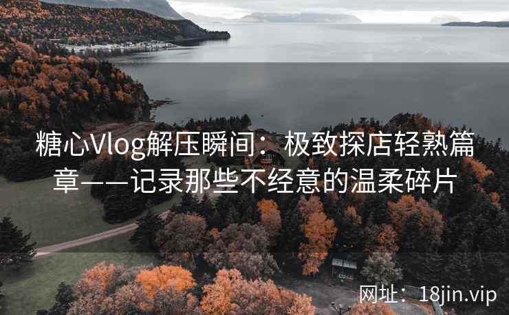 糖心Vlog解压瞬间：极致探店轻熟篇章——记录那些不经意的温柔碎片