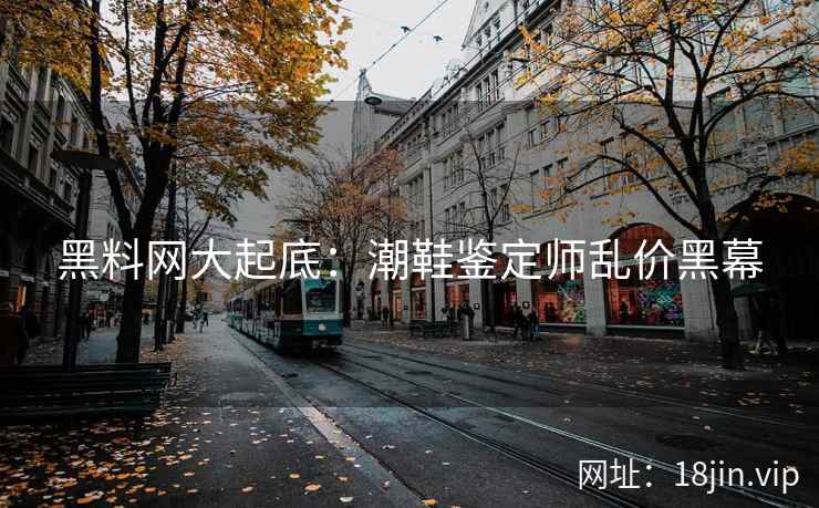 黑料网大起底：潮鞋鉴定师乱价黑幕
