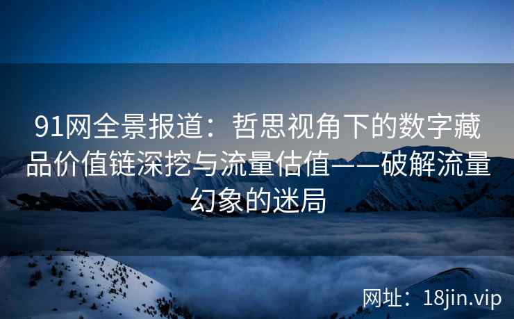 91网全景报道：哲思视角下的数字藏品价值链深挖与流量估值——破解流量幻象的迷局